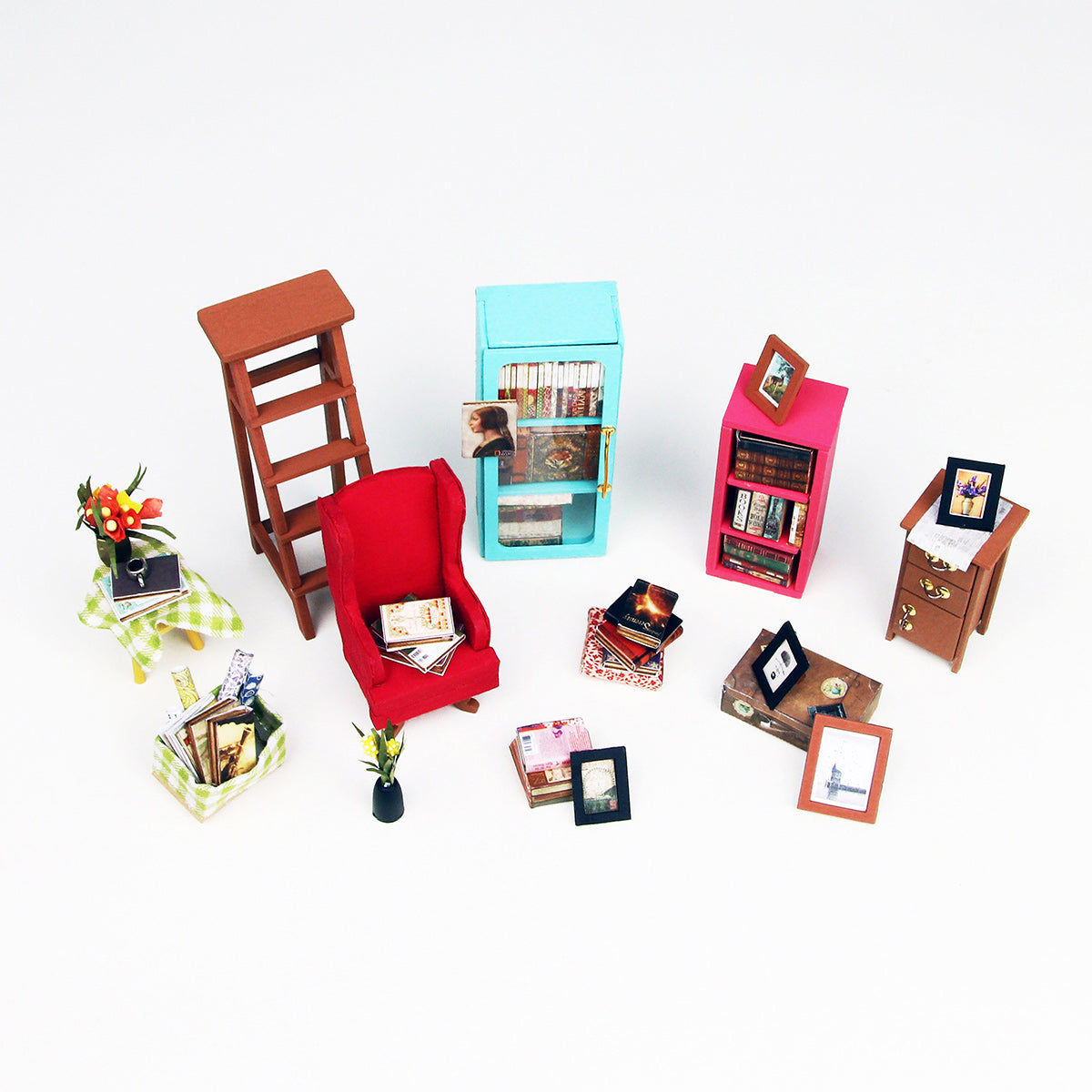 Robotime Sam s Study DIY Miniature House Kit Hyde and Seek
